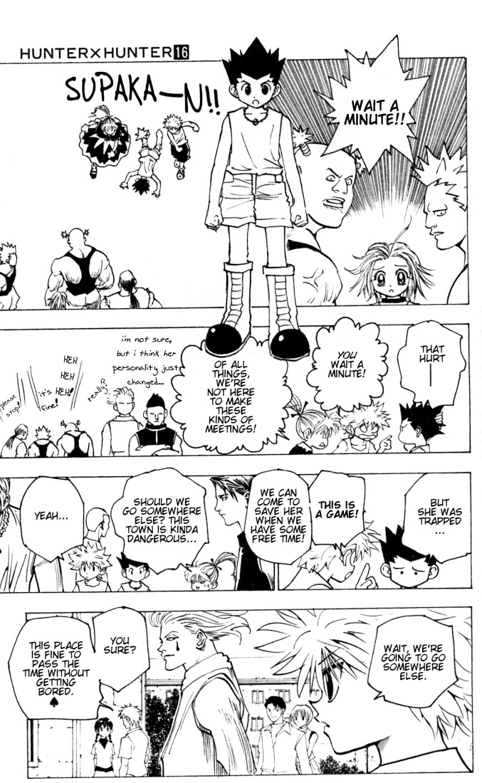 Hunter x Hunter Manga Chapter 159 page 7 - Aiai, the City of Love