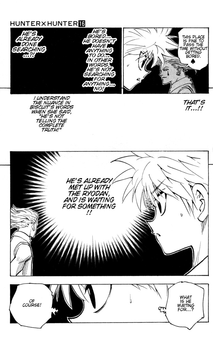 Hunter x Hunter Manga Chapter 159 page 9 - Aiai, the City of Love