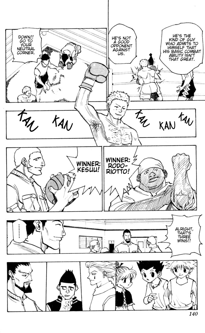 Hunter x Hunter Manga Chapter 160 page 12 - Face-Off: Part 3
