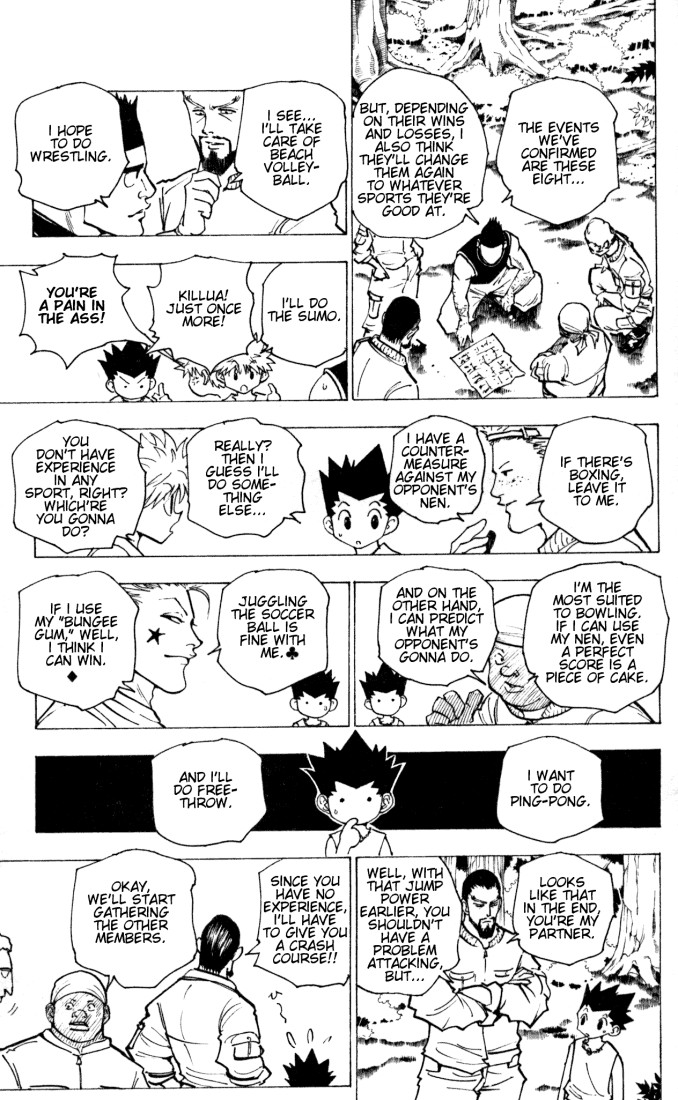 Hunter x Hunter Manga Chapter 160 page 9 - Face-Off: Part 3