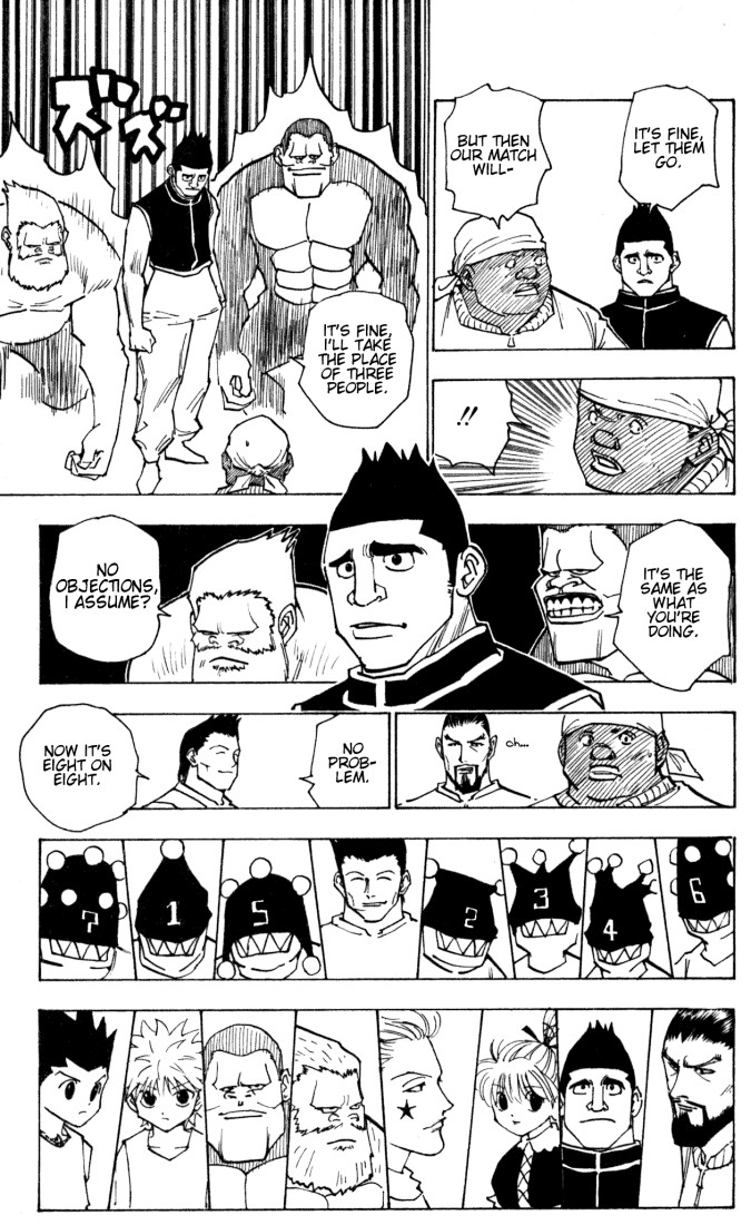 Hunter x Hunter Manga Chapter 161 page 11 - Face-Off: Part 4