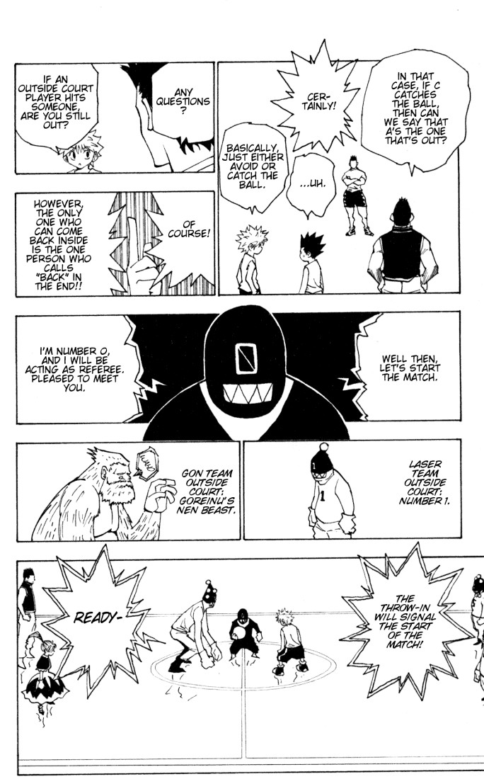 Hunter x Hunter Manga Chapter 161 page 14 - Face-Off: Part 4