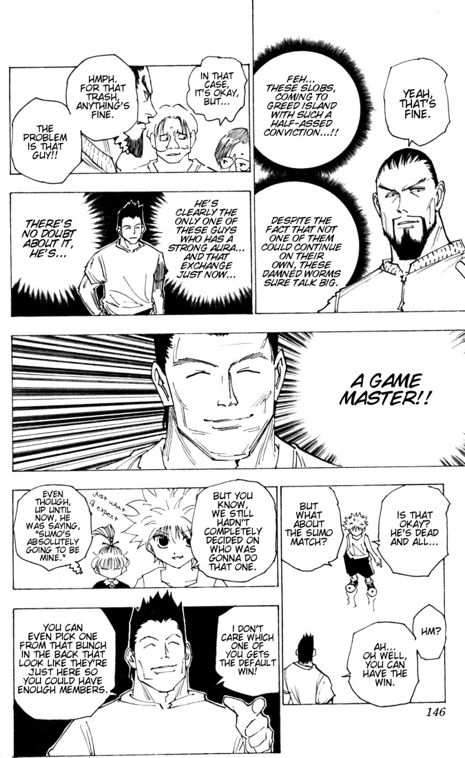 Hunter x Hunter Manga Chapter 161 page 2 - Face-Off: Part 4