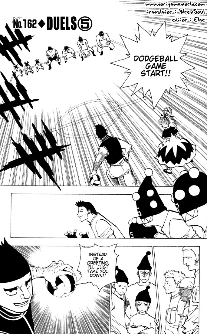 Hunter x Hunter Manga Chapter 162 page 1 - Face-Off: Part 5