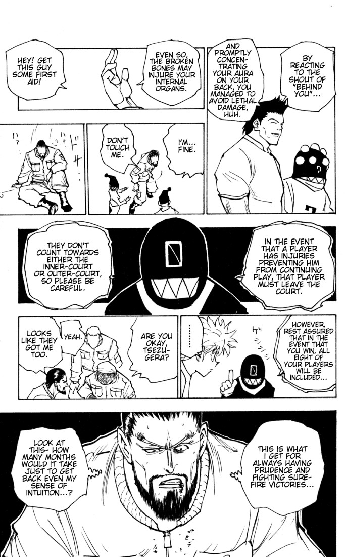 Hunter x Hunter Manga Chapter 162 page 13 - Face-Off: Part 5