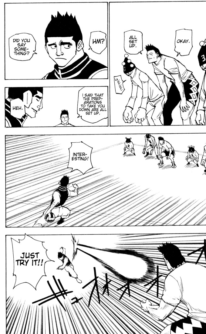 Hunter x Hunter Manga Chapter 162 page 4 - Face-Off: Part 5