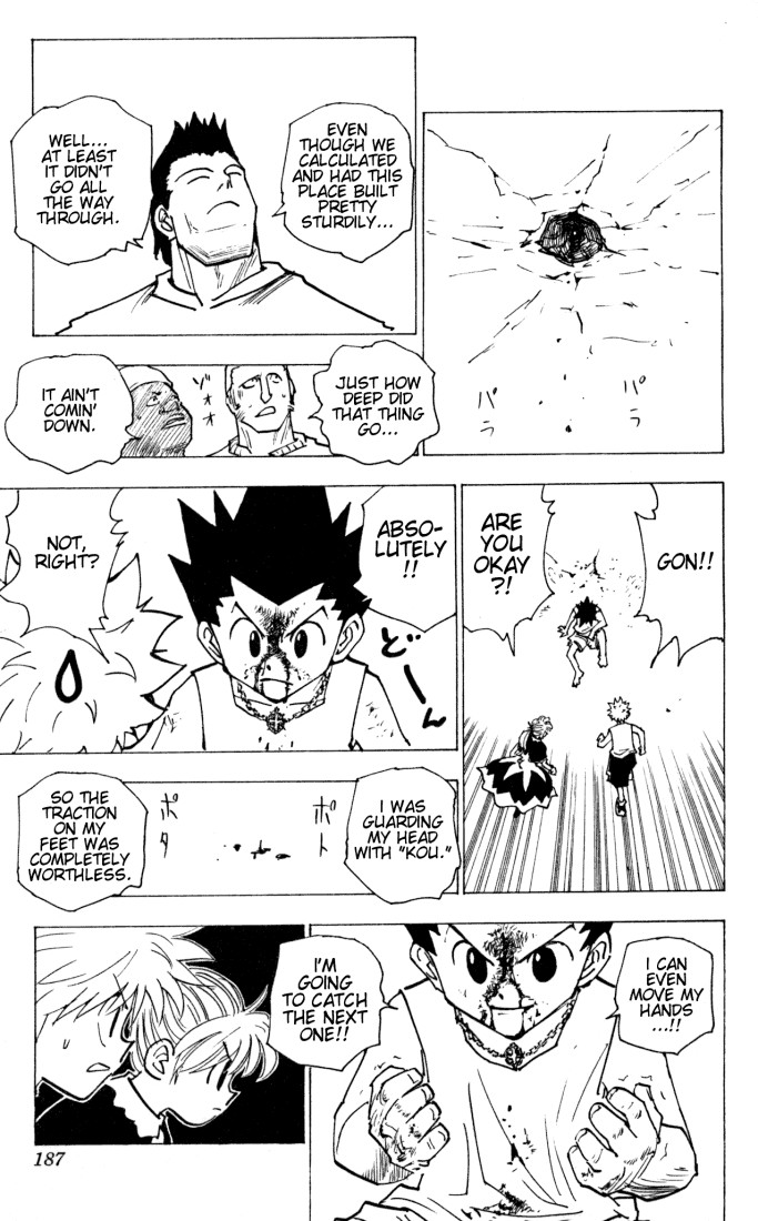 Hunter x Hunter Manga Chapter 163 page 11 - Face-Off: Part 6