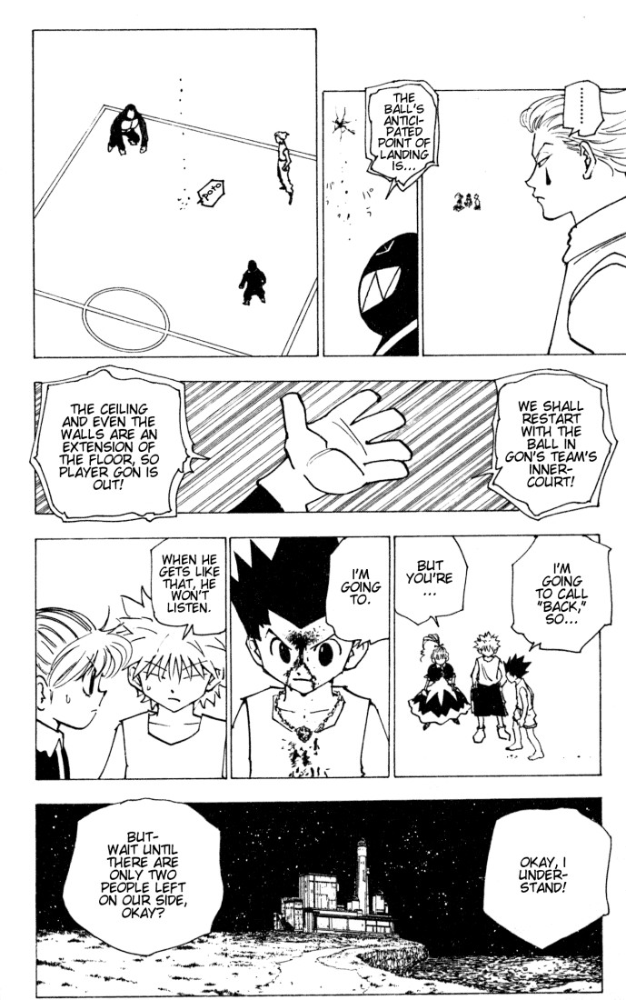 Hunter x Hunter Manga Chapter 163 page 12 - Face-Off: Part 6