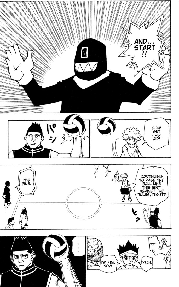 Hunter x Hunter Manga Chapter 163 page 13 - Face-Off: Part 6