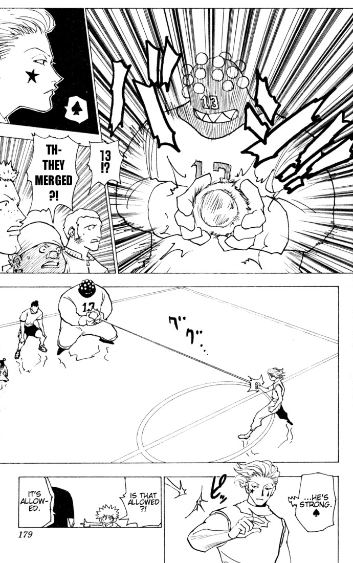 Hunter x Hunter Manga Chapter 163 page 3 - Face-Off: Part 6