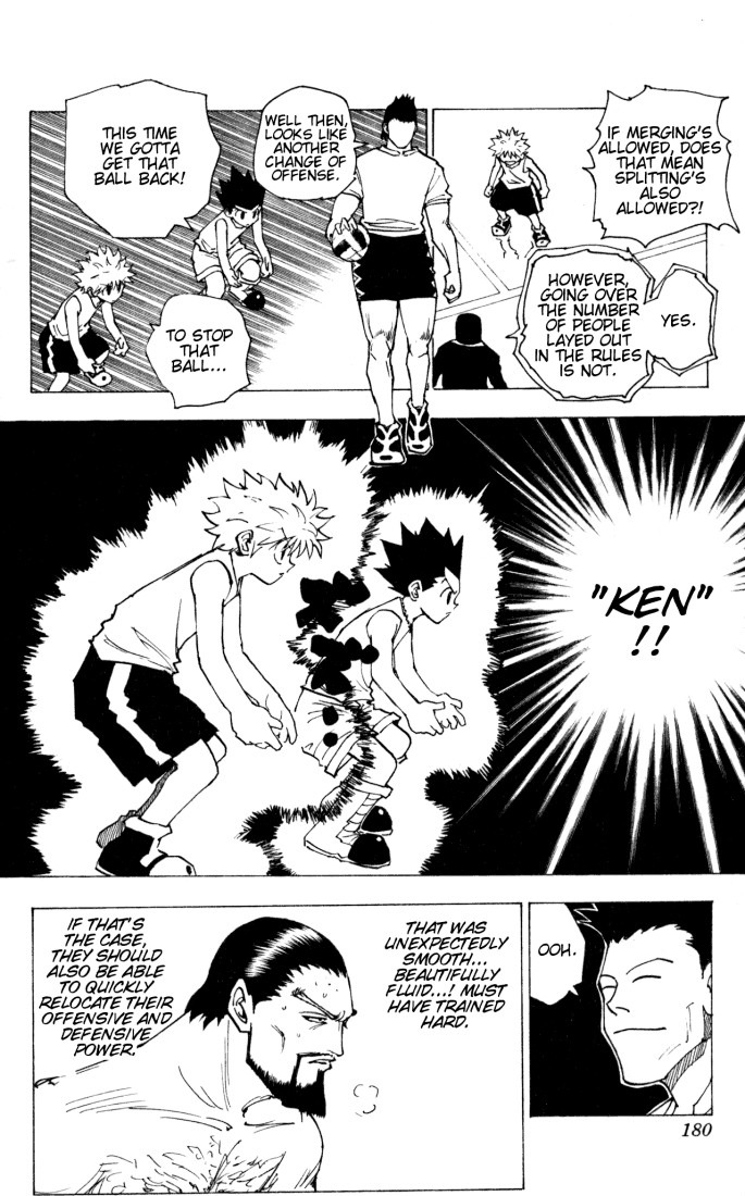 Hunter x Hunter Manga Chapter 163 page 4 - Face-Off: Part 6