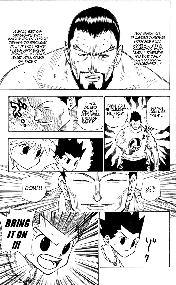 Hunter x Hunter Manga Chapter 163 page 5 - Face-Off: Part 6