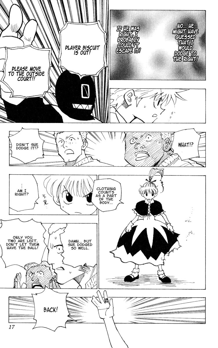 Hunter x Hunter Manga Chapter 164 page 11 - Face-Off: Part 7