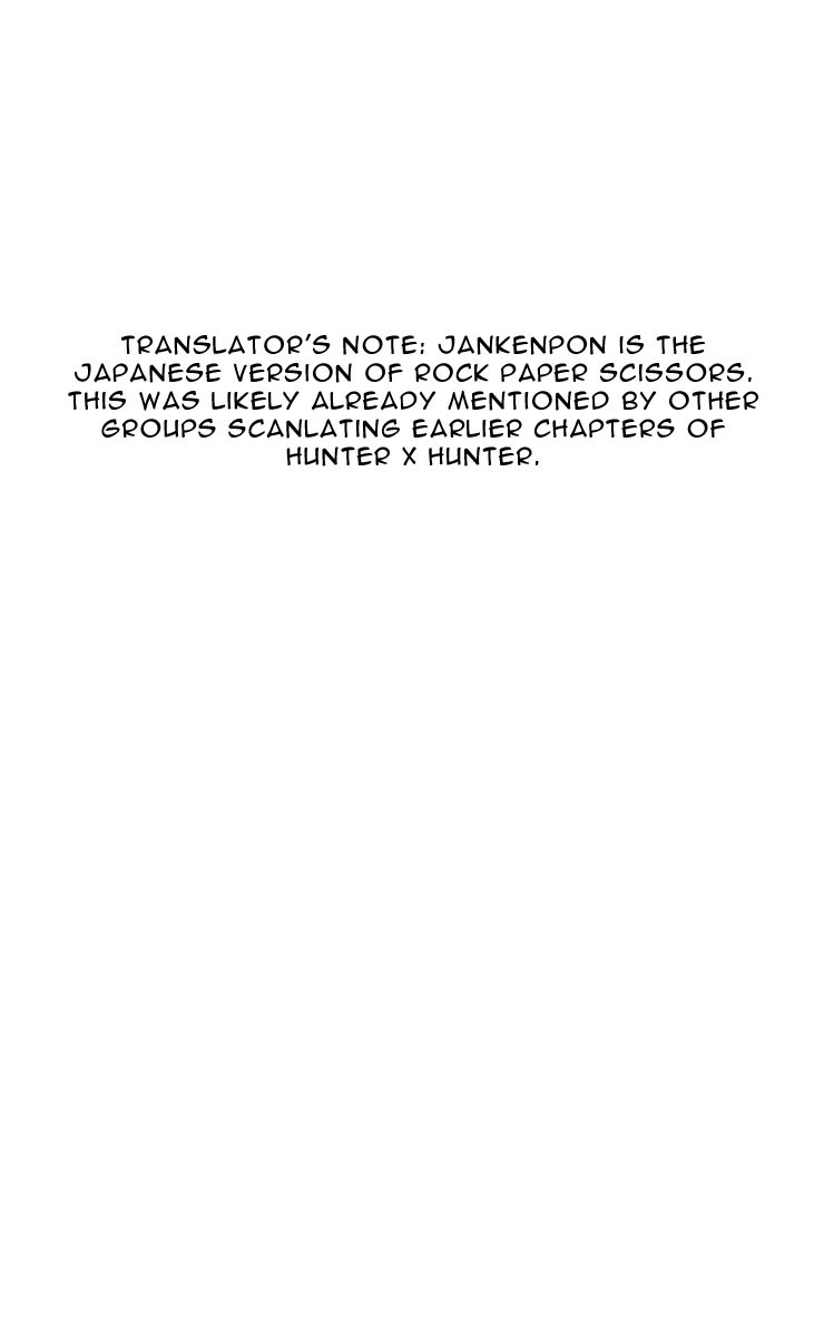 Hunter x Hunter Manga Chapter 165 page 1 - Face-Off: Part 8