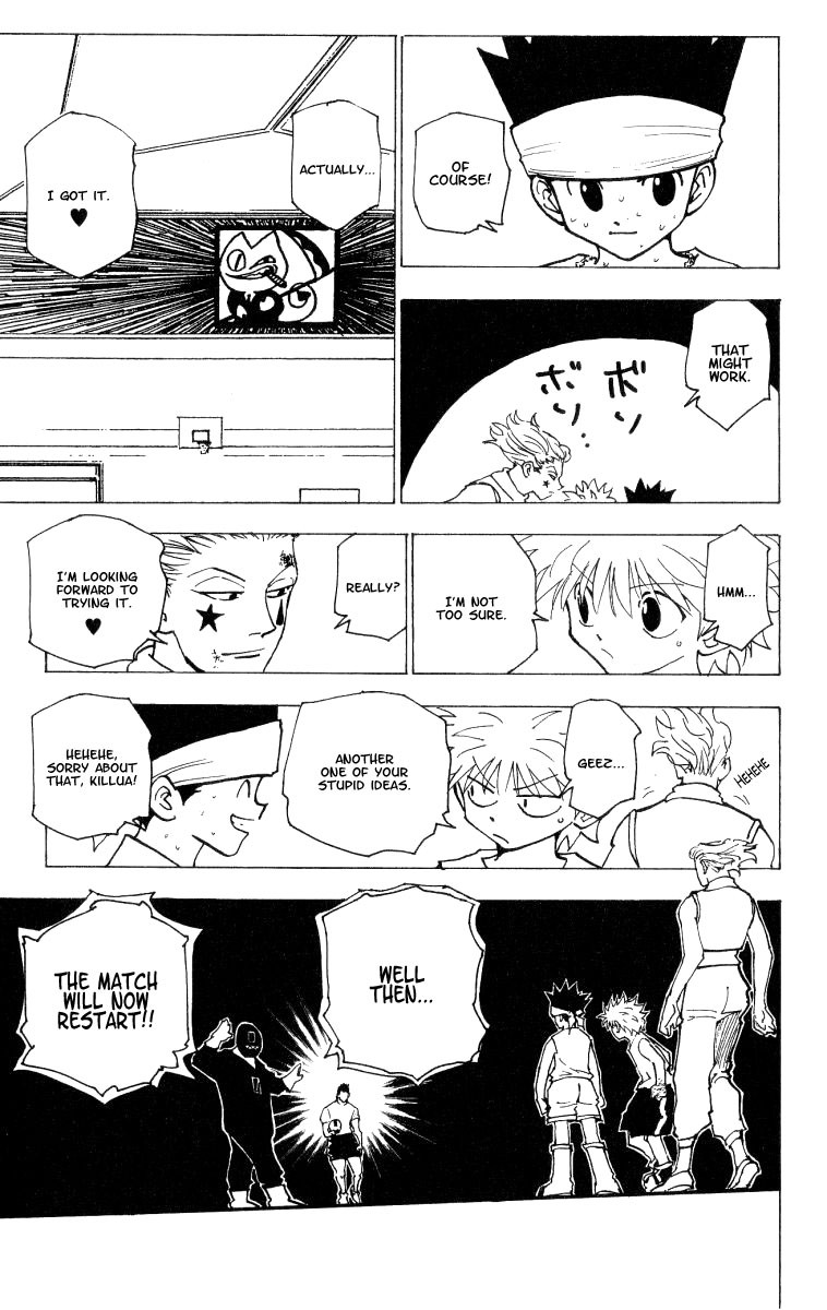 Hunter x Hunter Manga Chapter 166 page 11 - Face-Off: Part 9