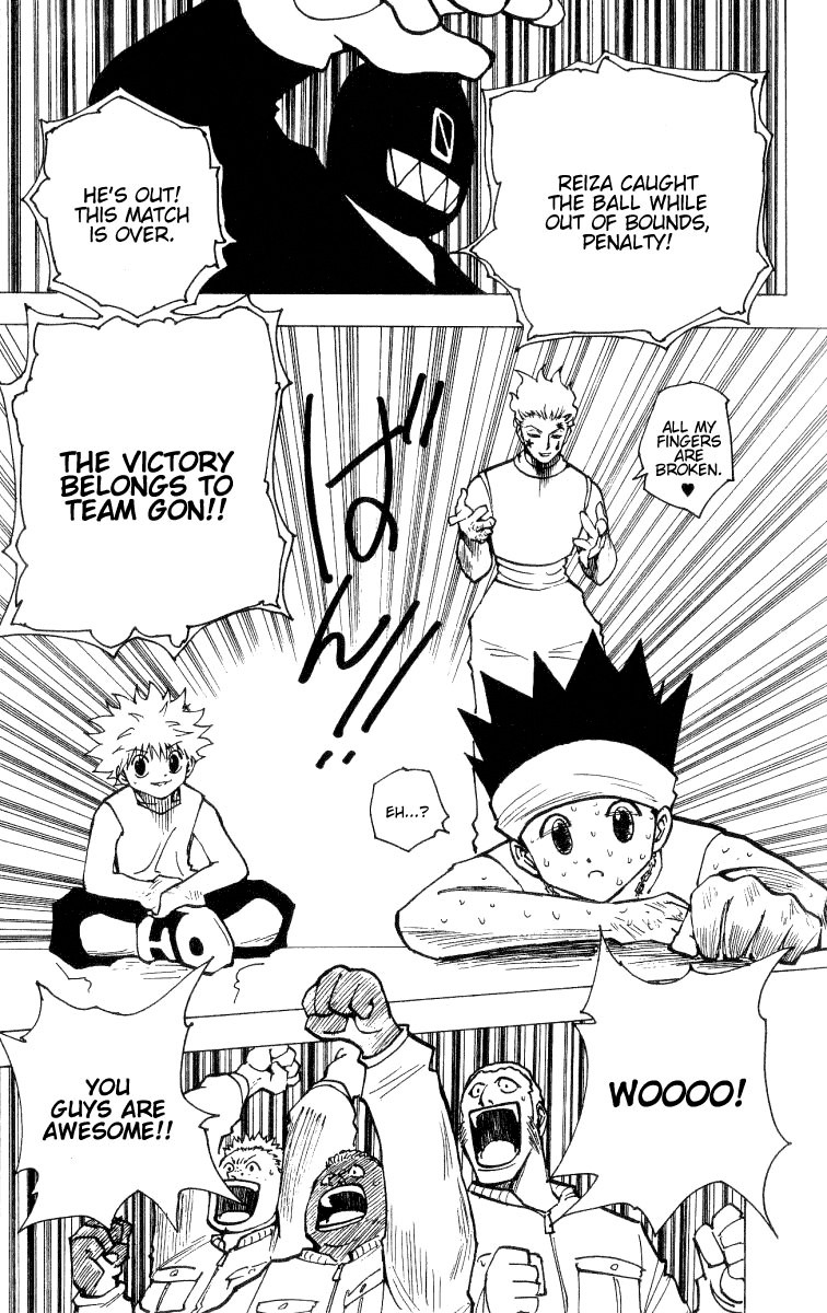 Hunter x Hunter Manga Chapter 168 page 11 - Face-Off: Part 11