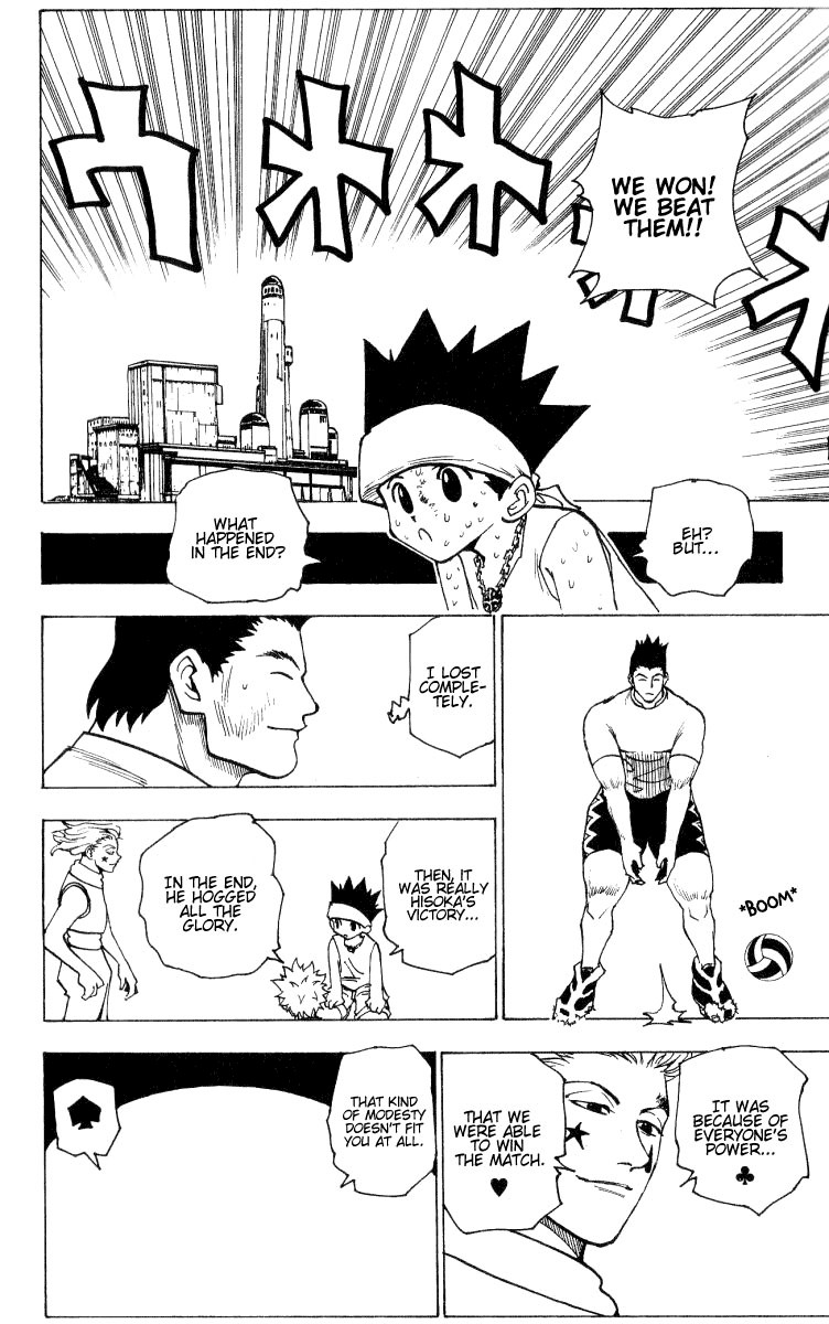 Hunter x Hunter Manga Chapter 168 page 12 - Face-Off: Part 11