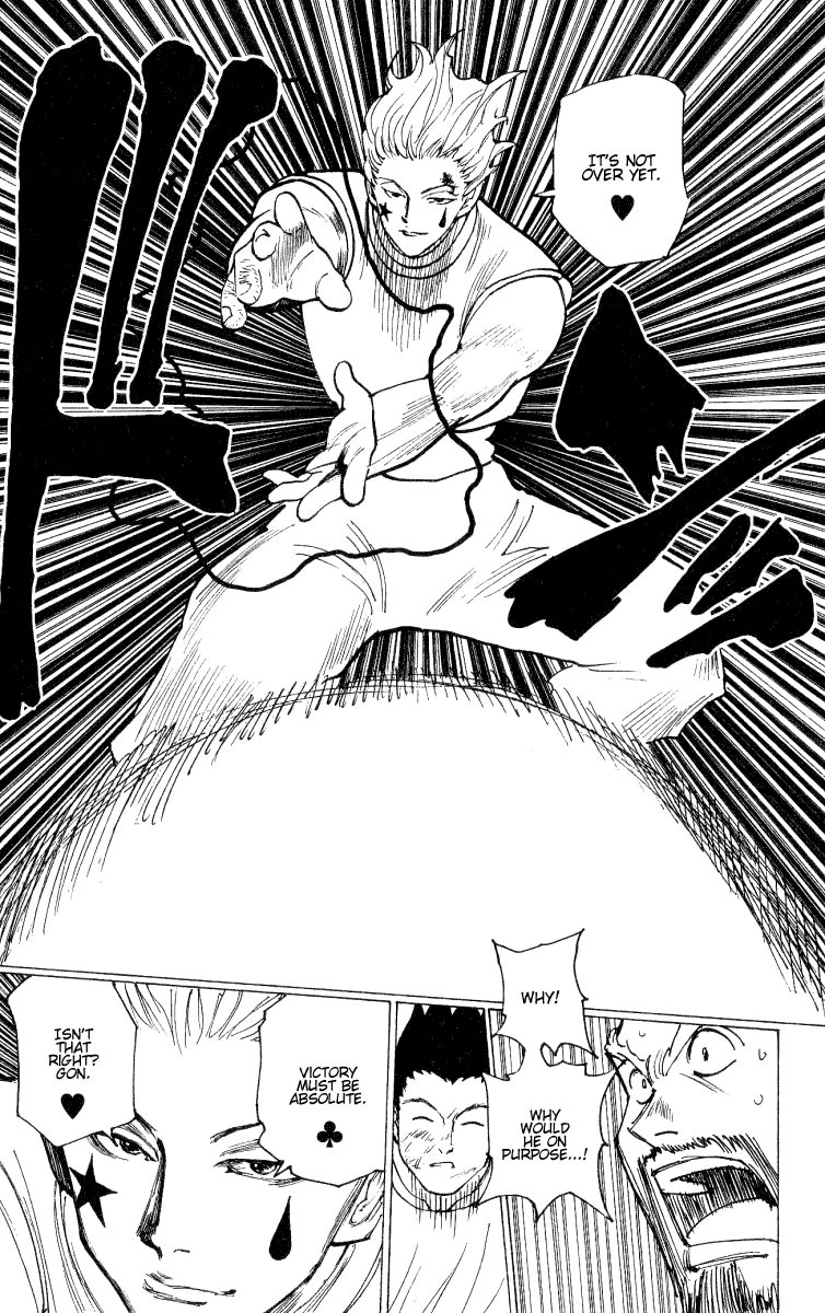 Hunter x Hunter Manga Chapter 168 page 5 - Face-Off: Part 11