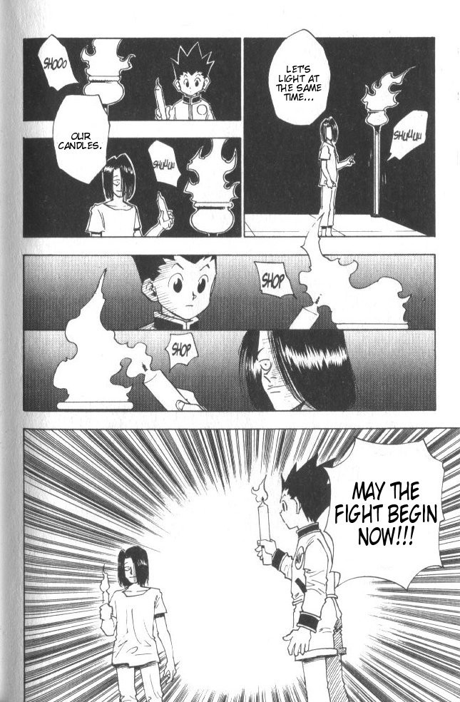 Hunter x Hunter Manga Chapter 17 page 15 - Disparate Choice