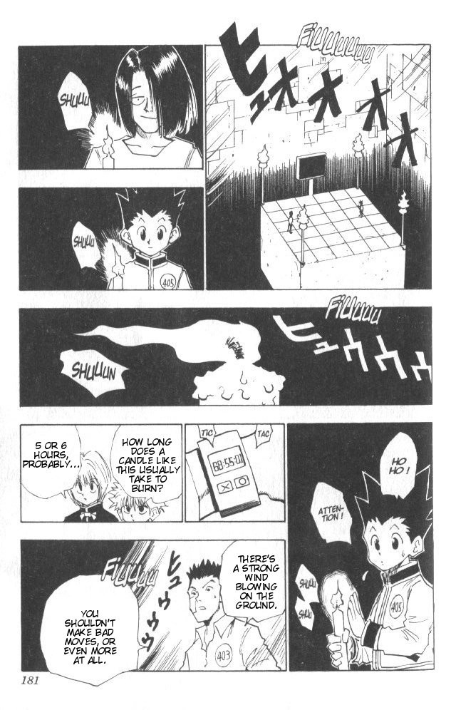 Hunter x Hunter Manga Chapter 17 page 16 - Disparate Choice