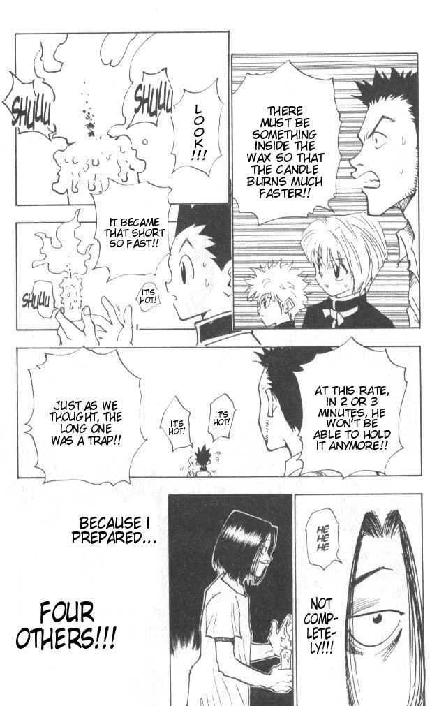 Hunter x Hunter Manga Chapter 17 page 18 - Disparate Choice