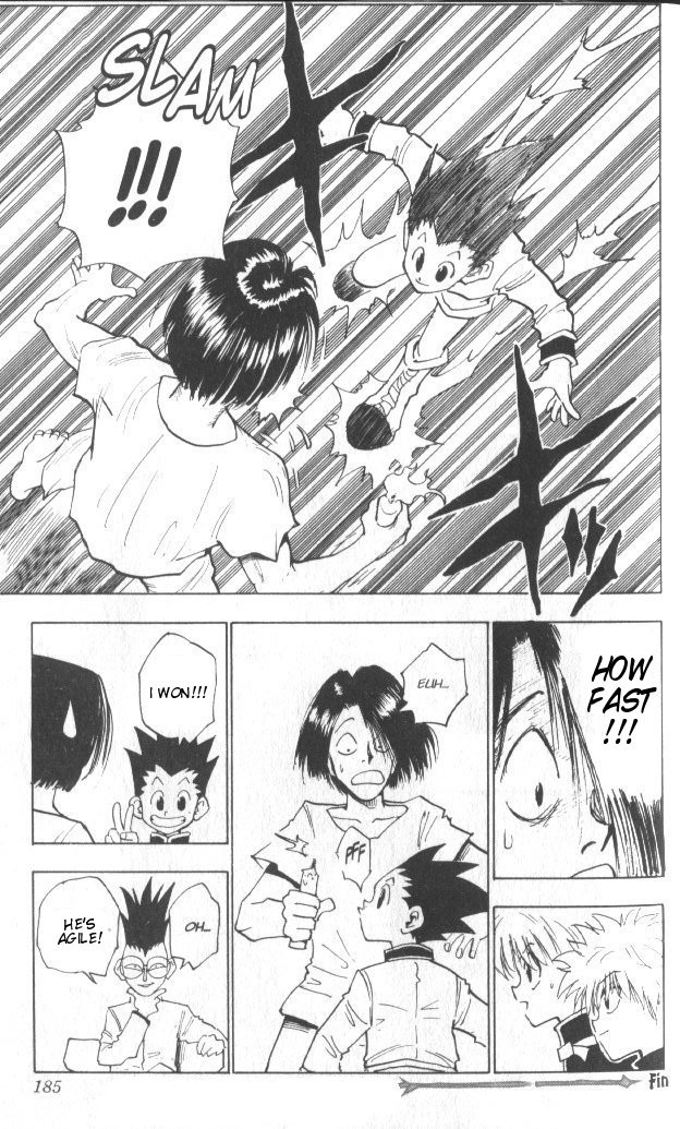 Hunter x Hunter Manga Chapter 17 page 20 - Disparate Choice