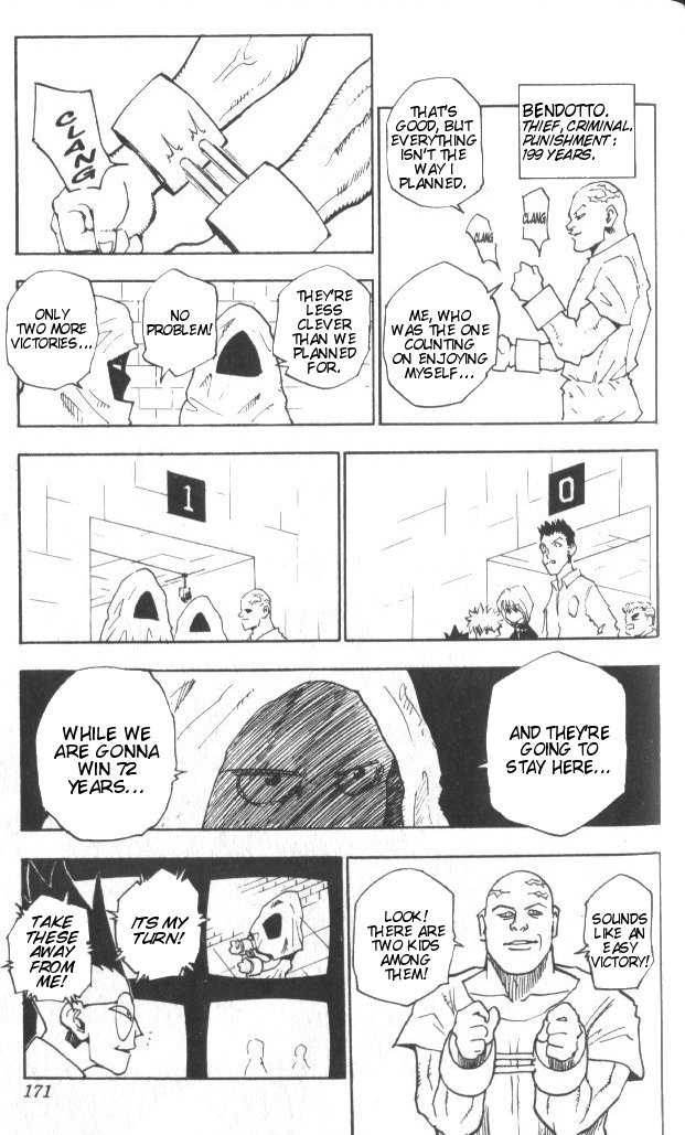 Hunter x Hunter Manga Chapter 17 page 6 - Disparate Choice