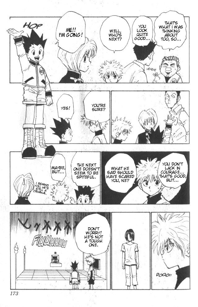Hunter x Hunter Manga Chapter 17 page 8 - Disparate Choice