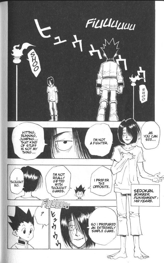 Hunter x Hunter Manga Chapter 17 page 9 - Disparate Choice