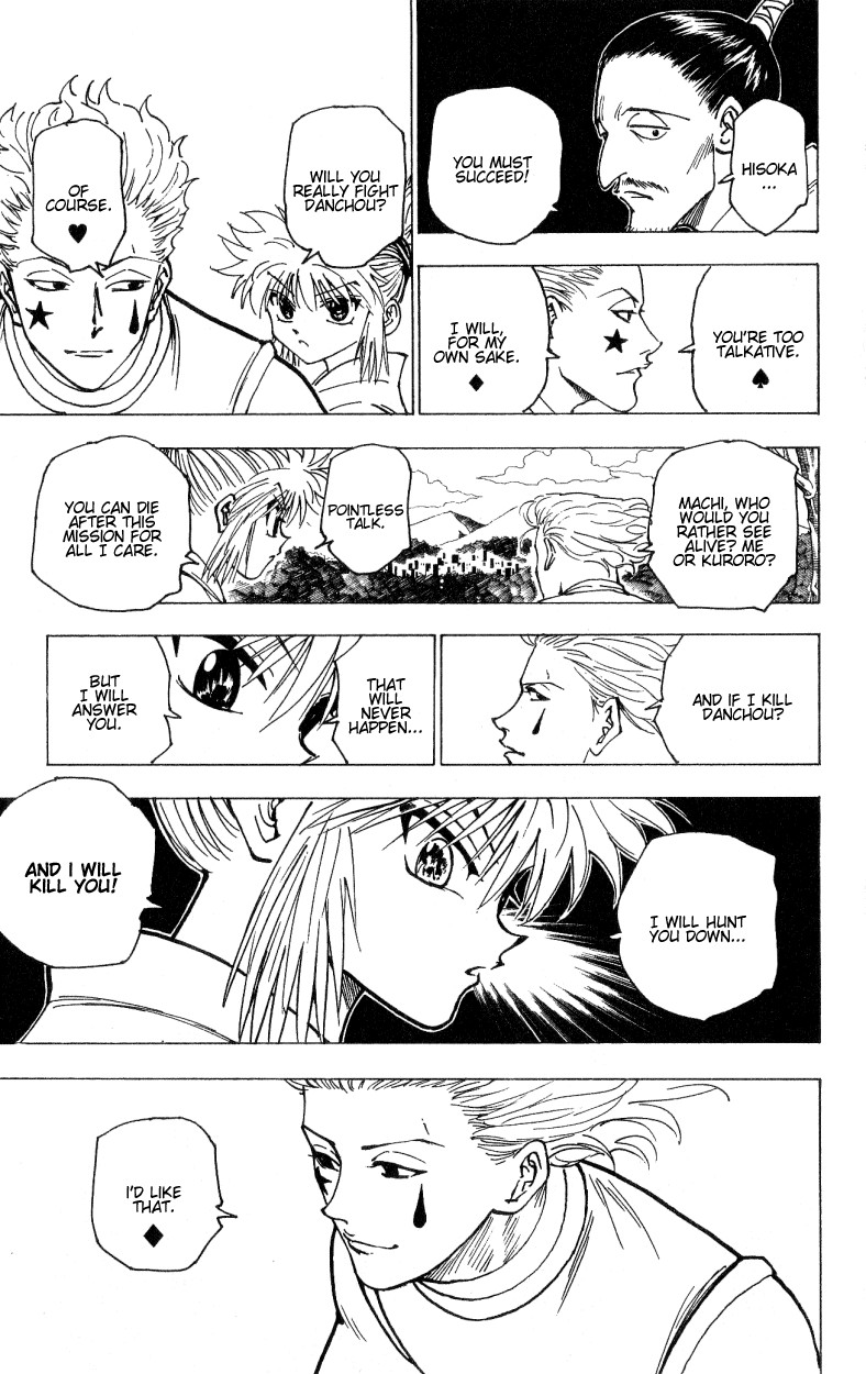 Hunter x Hunter Manga Chapter 170 page 13 - Three-Way Struggle: Part 1