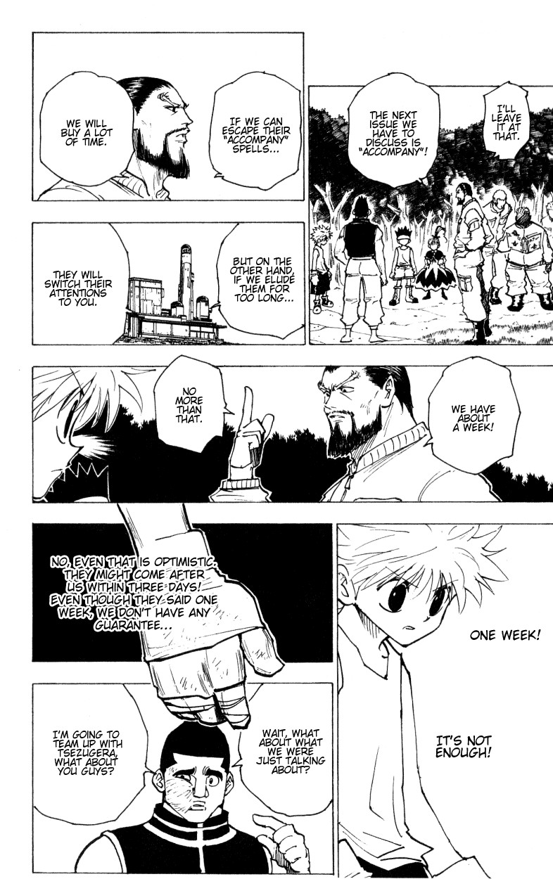 Hunter x Hunter Manga Chapter 170 page 4 - Three-Way Struggle: Part 1