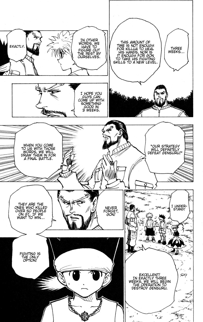 Hunter x Hunter Manga Chapter 170 page 7 - Three-Way Struggle: Part 1