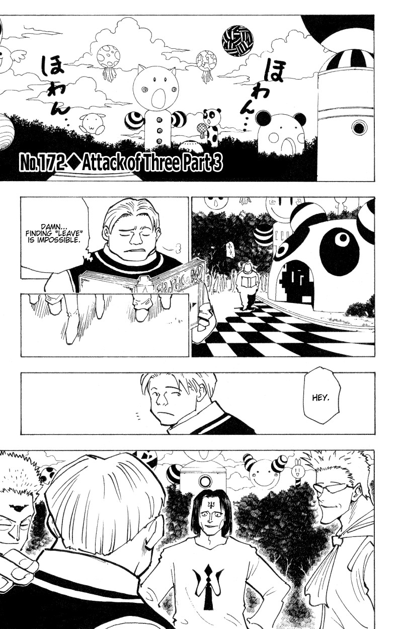 Hunter x Hunter Manga Chapter 172 page 1 - Three-Way Struggle: Part 3