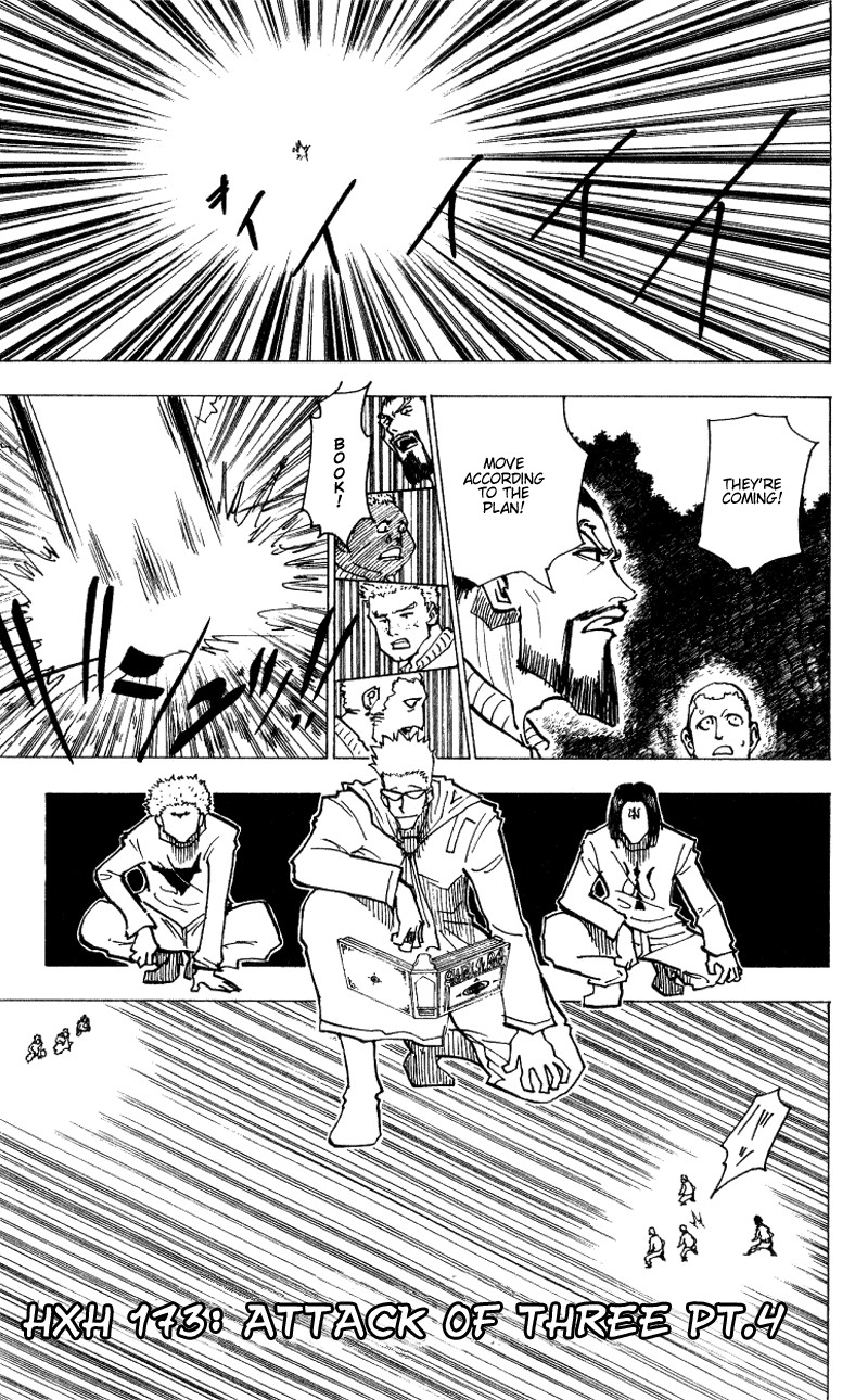 Hunter x Hunter Manga Chapter 173 page 1 - Three-Way Struggle: Part 4