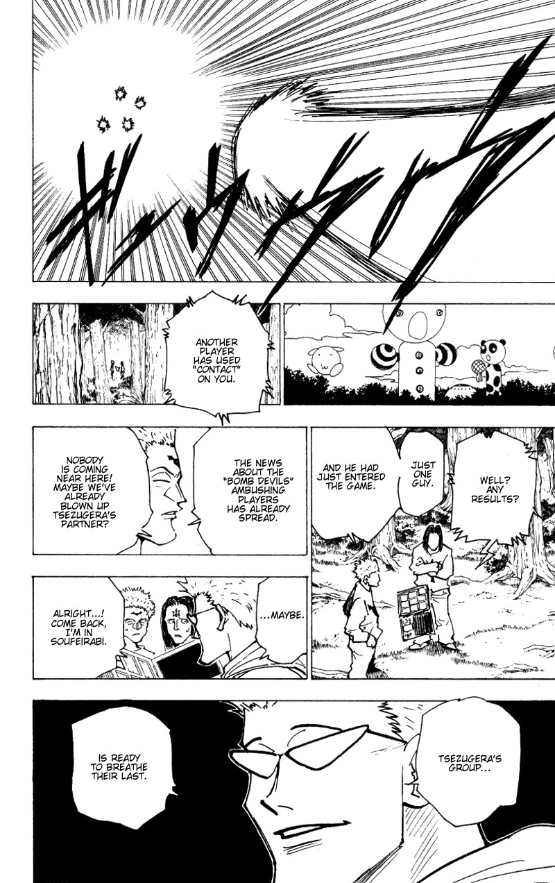 Hunter x Hunter Manga Chapter 173 page 10 - Three-Way Struggle: Part 4