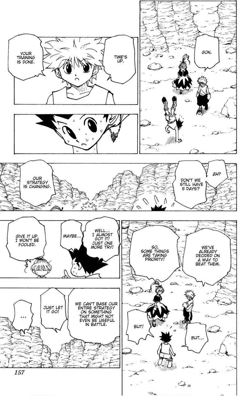 Hunter x Hunter Manga Chapter 173 page 7 - Three-Way Struggle: Part 4