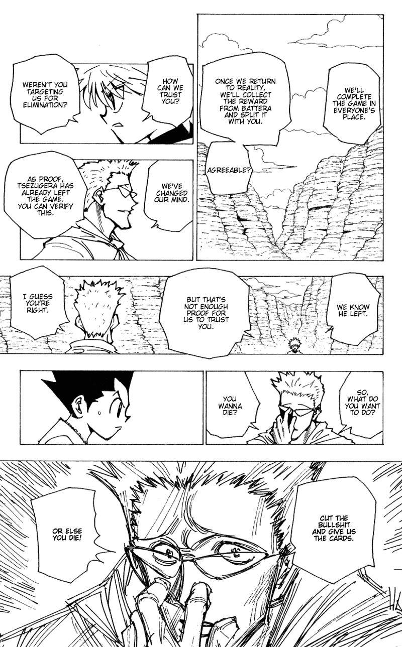 Hunter x Hunter Manga Chapter 175 page 5 - Three-Way Struggle: Part 6