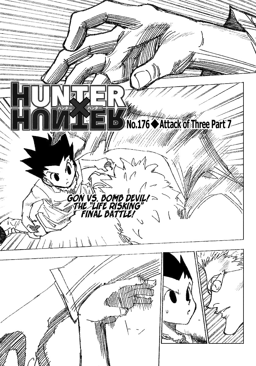 Hunter x Hunter Manga Chapter 176 page 1 - Three-Way Struggle: Part 7