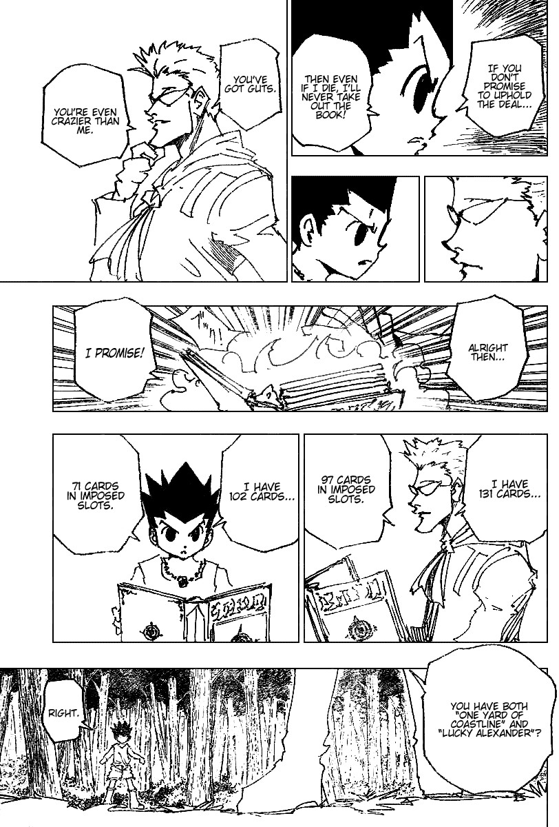 Hunter x Hunter Manga Chapter 176 page 5 - Three-Way Struggle: Part 7