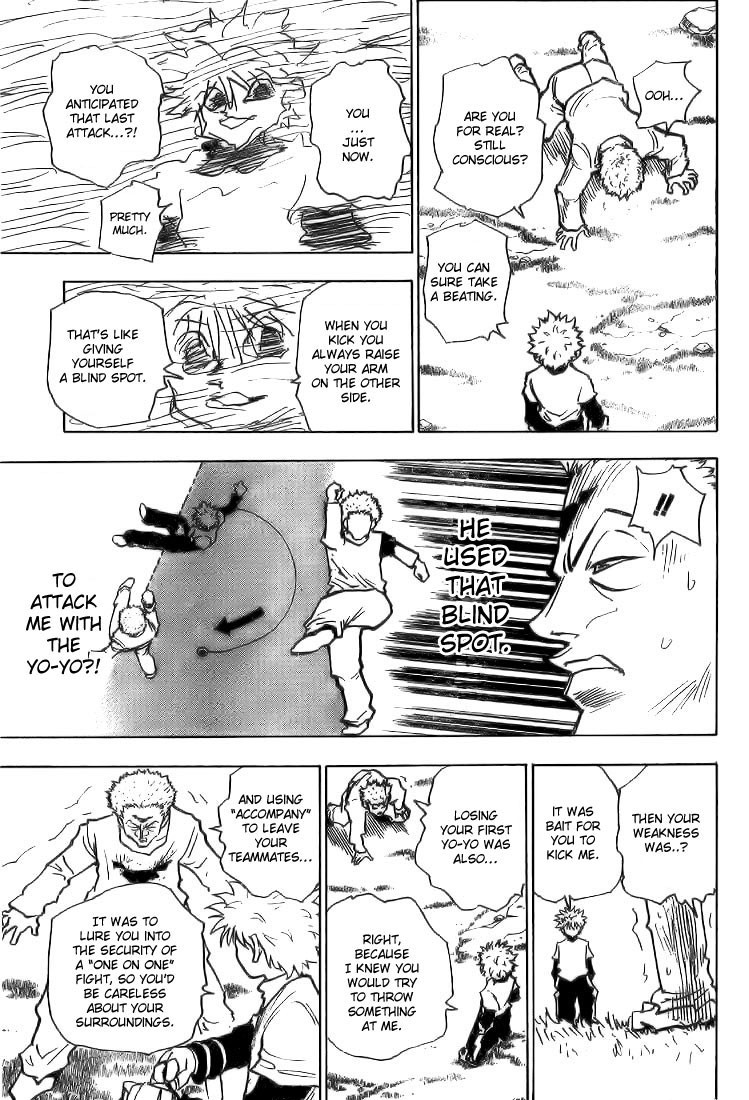 Hunter x Hunter Manga Chapter 178 page 13 - Three-Way Struggle: Part 9