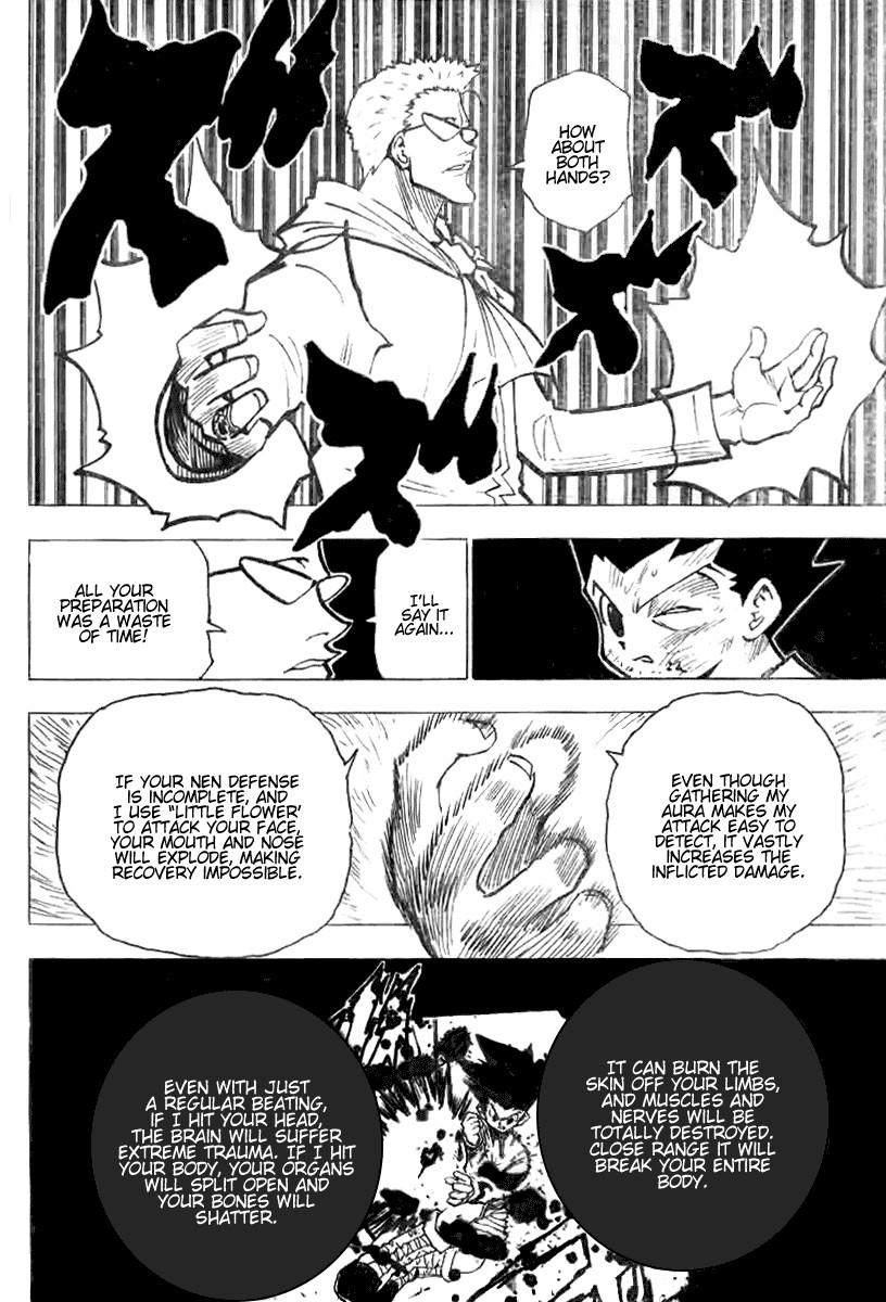 Hunter x Hunter Manga Chapter 179 page 12 - Three-Way Struggle: Part 10