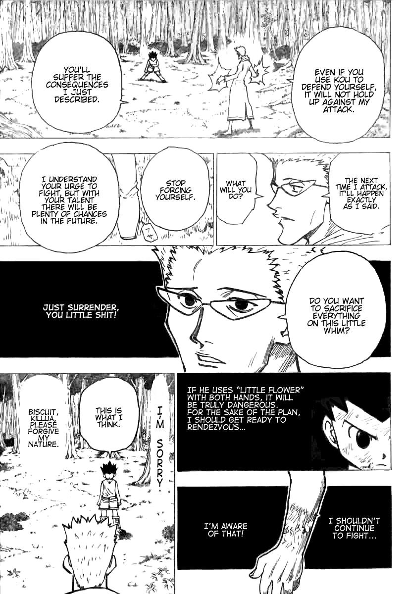 Hunter x Hunter Manga Chapter 179 page 13 - Three-Way Struggle: Part 10