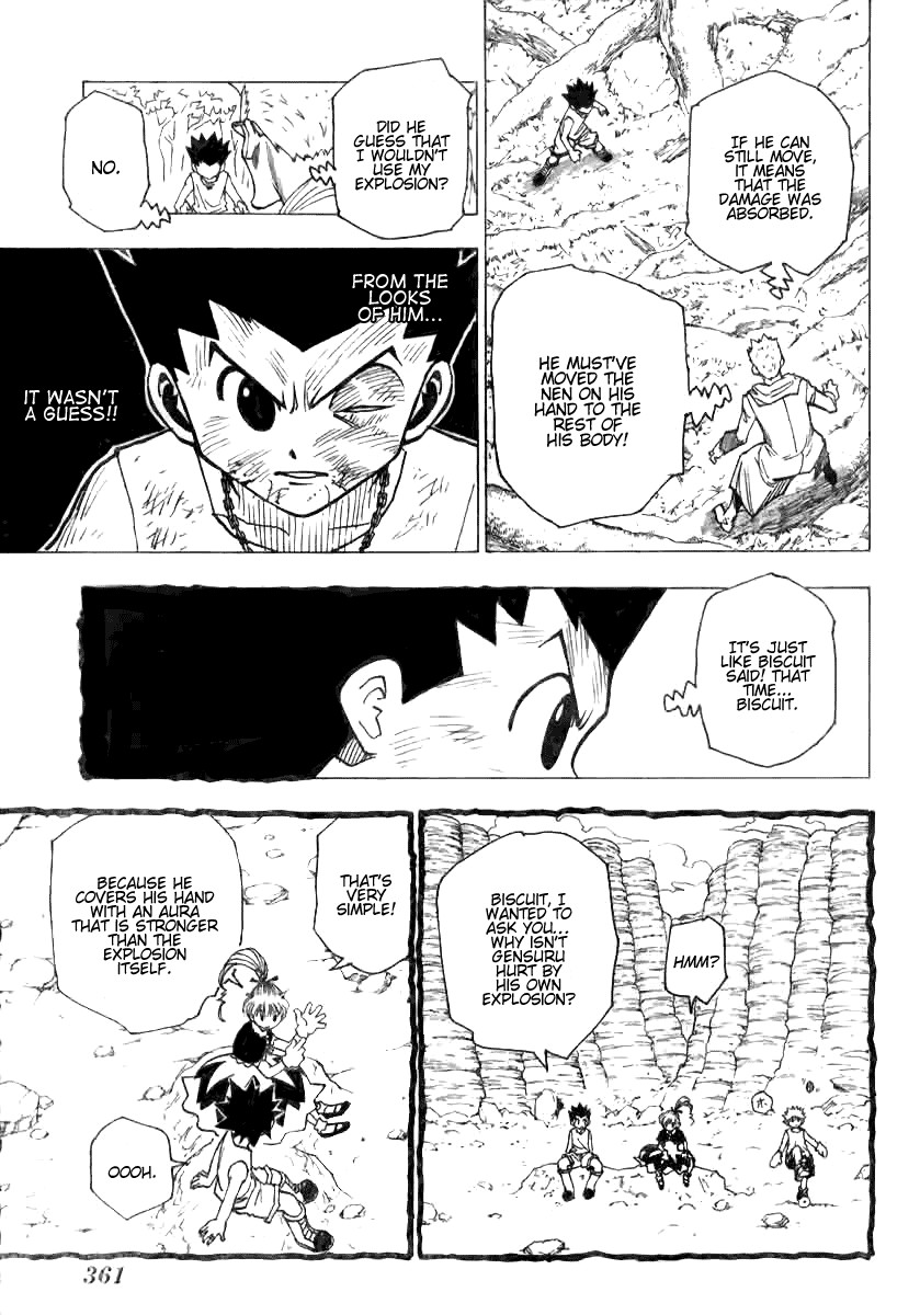Hunter x Hunter Manga Chapter 179 page 9 - Three-Way Struggle: Part 10