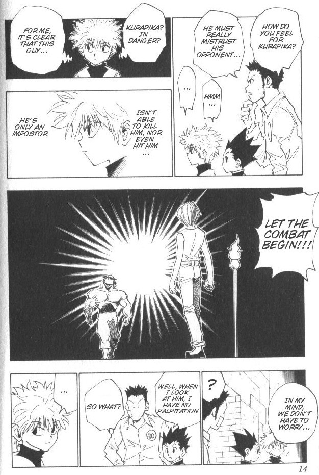 Hunter x Hunter Manga Chapter 18 page 10 - The Two Aces in the Hole