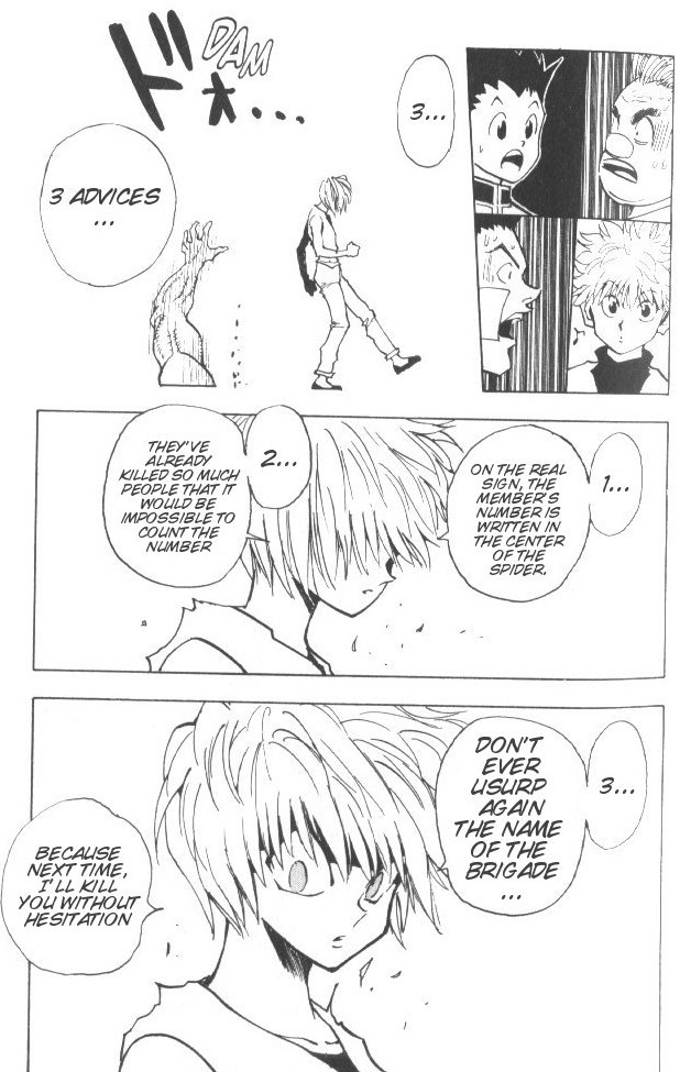 Hunter x Hunter Manga Chapter 18 page 19 - The Two Aces in the Hole