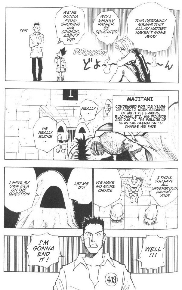 Hunter x Hunter Manga Chapter 18 page 21 - The Two Aces in the Hole