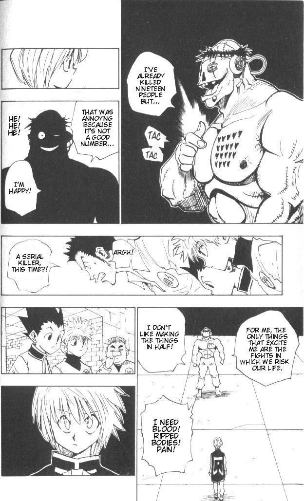 Hunter x Hunter Manga Chapter 18 page 6 - The Two Aces in the Hole