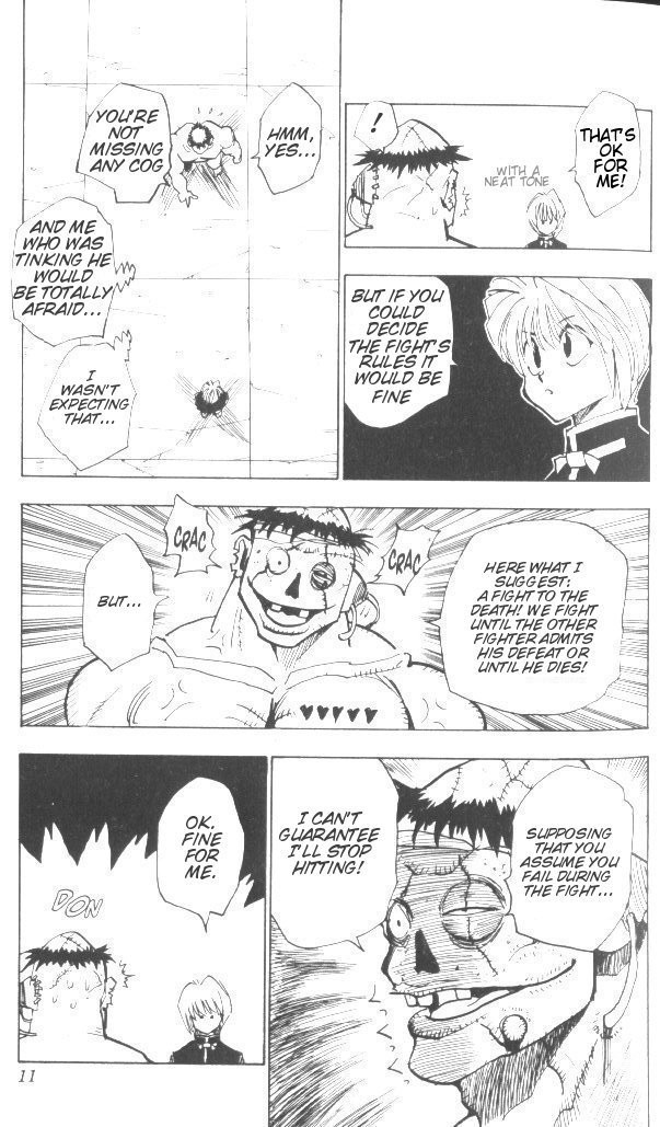 Hunter x Hunter Manga Chapter 18 page 7 - The Two Aces in the Hole