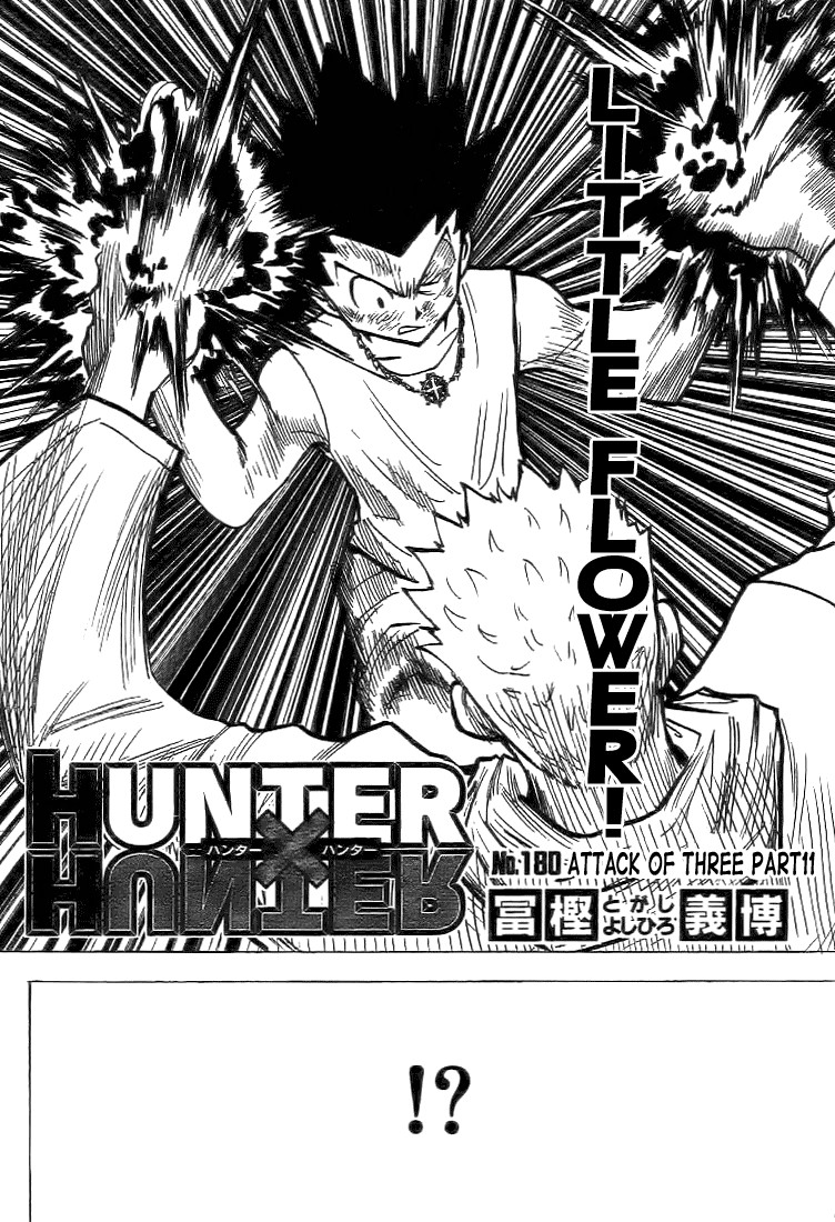 Hunter x Hunter Manga Chapter 180 page 2 - Three-Way Struggle: Part 11