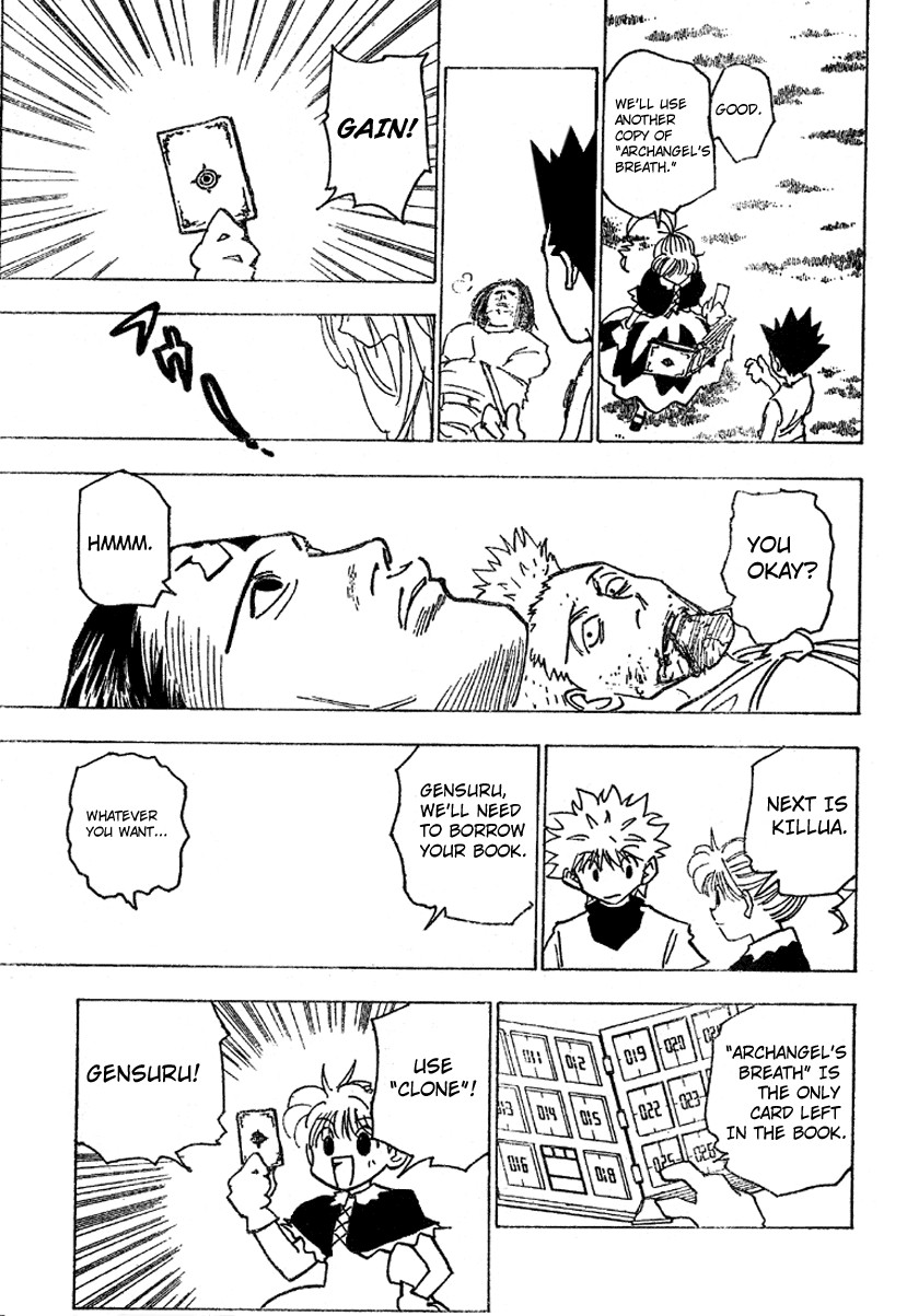Hunter x Hunter Manga Chapter 182 page 3 - Three-Way Struggle: Part 13